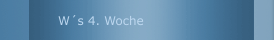 W&acute;s 4. Woche